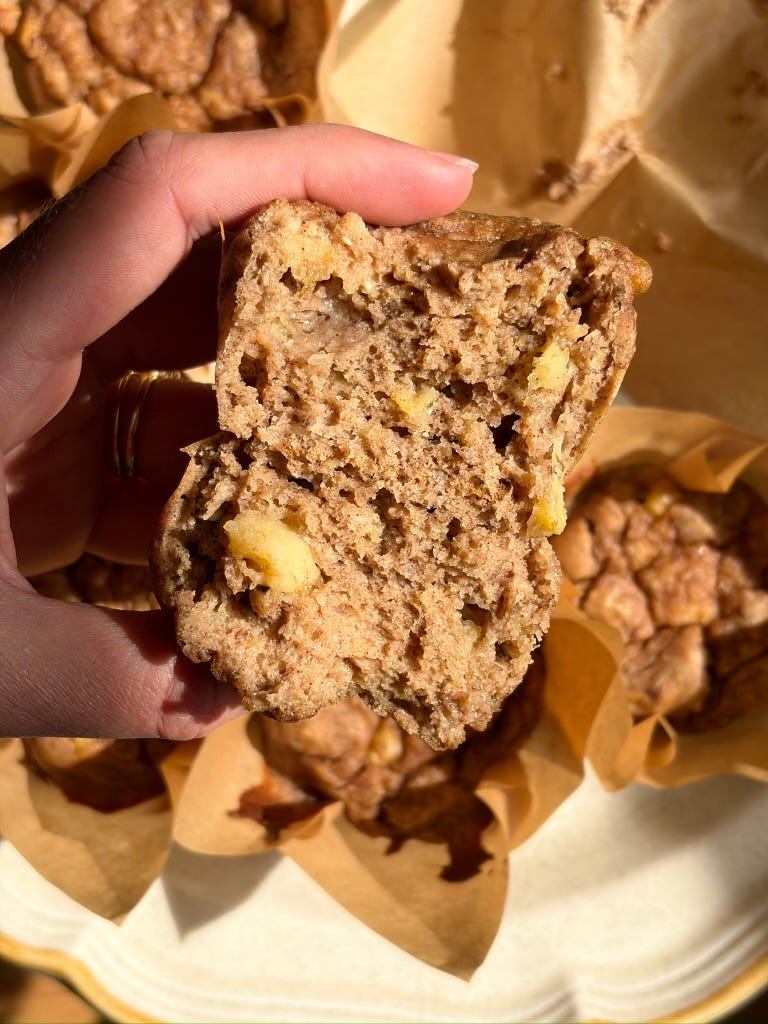 Banana cinnamon breakfast muffins (gluten-free)
