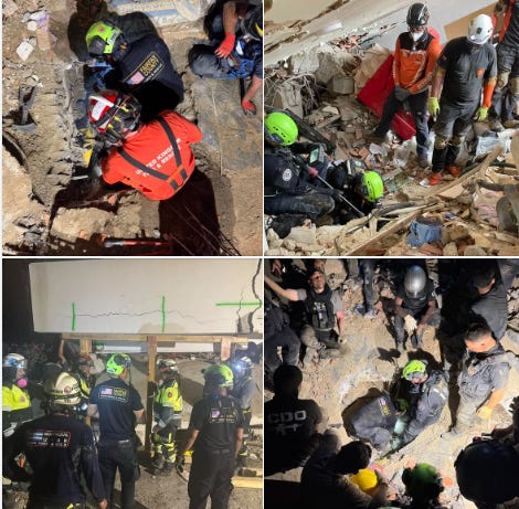 Members of Virginia Urban Search & Rescue (USAR) Task Force One have so far freed five living victims from the rubble of collapsed buildings in La Guaira, Venezuela, and were on their way to assist other victims when stopped by Cabello (Virginia Task Force 1 Urban Search & Rescue photos)