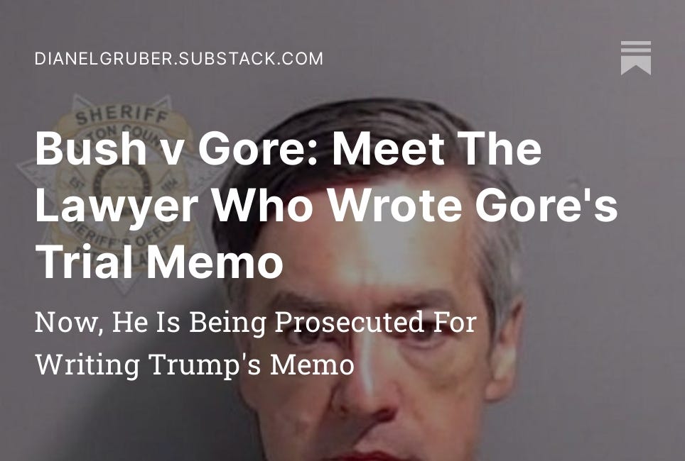 Bush v Gore: Meet The Lawyer Who Wrote Gore's Trial Memo