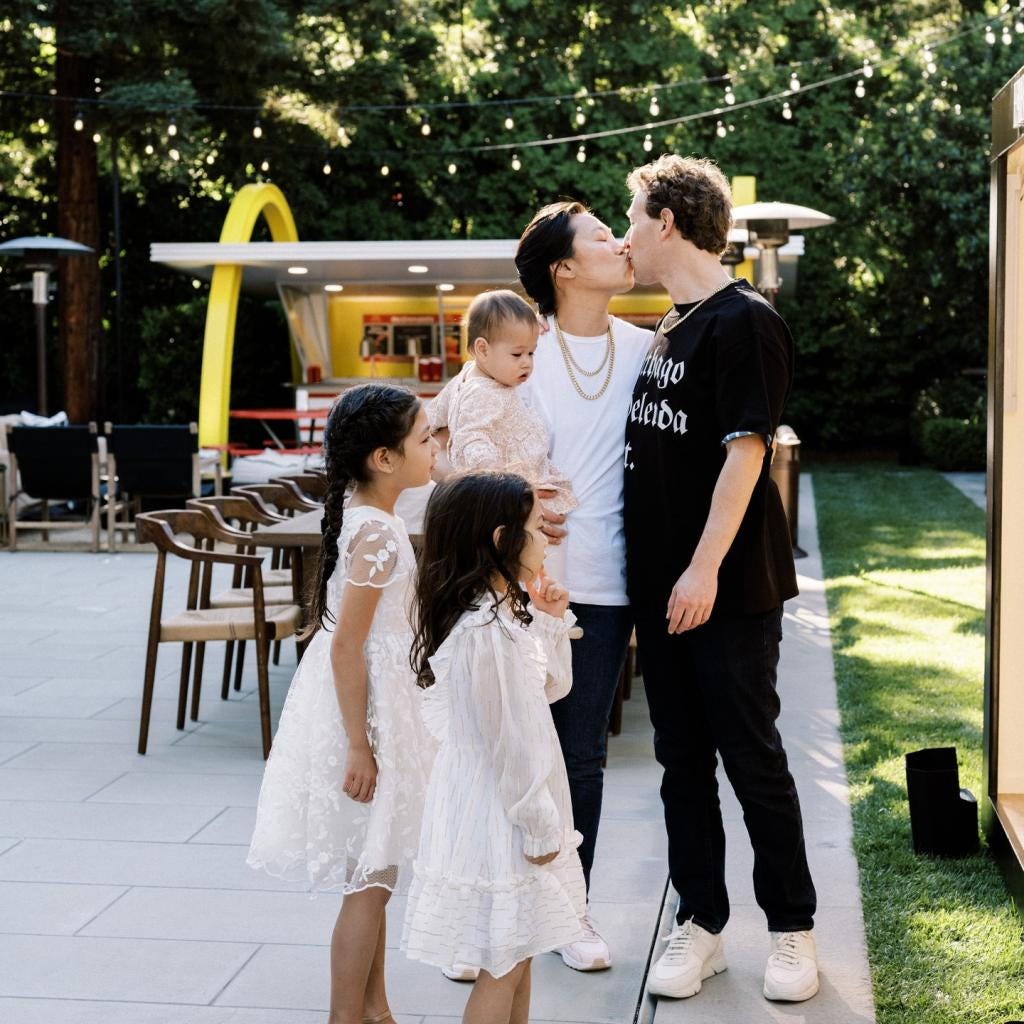 Mark Zuckerberg, Priscilla Chan and daughters Mark Zuckerberg, Priscilla Chan and daughters