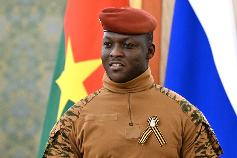 Burkina Faso President Ibrahim Traore.