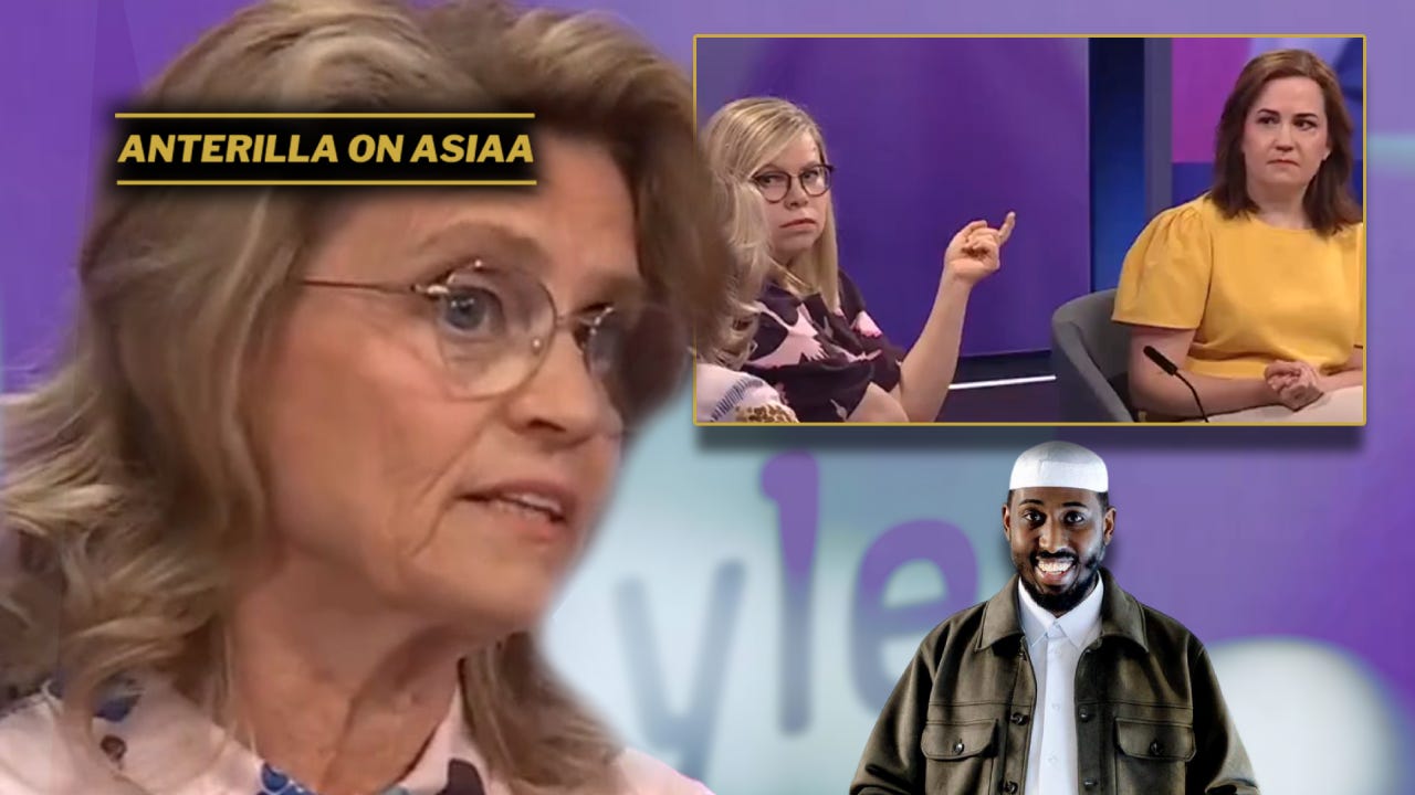 Nähtävästi — kuten olen vuosia sanonut — Yleisradion linja on, ettei islaminuskosta saa puhua tippaakaan kriittisesti tai totuudenmukaisesti, ellei paikalla ole tyyliin virallinen sharia-imaami "puolustamassa uskoaan". Nähtävästi — kuten olen vuosia sanonut — Yleisradion linja on, ettei islaminuskosta saa puhua tippaakaan kriittisesti tai totuudenmukaisesti, ellei paikalla ole tyyliin virallinen sharia-imaami "puolustamassa uskoaan".