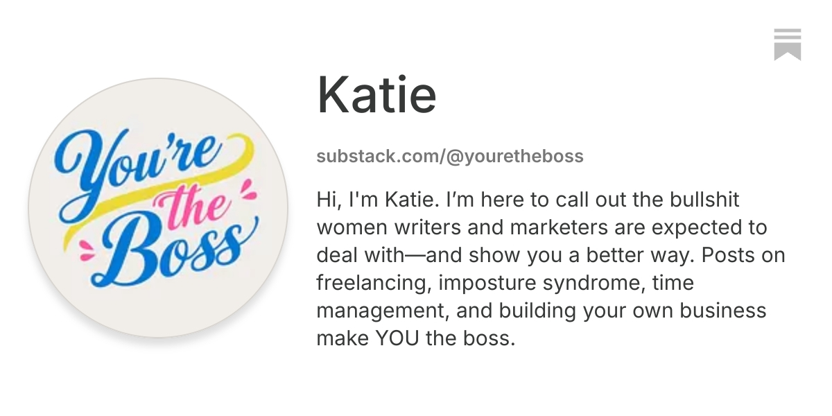 Katie | Substack