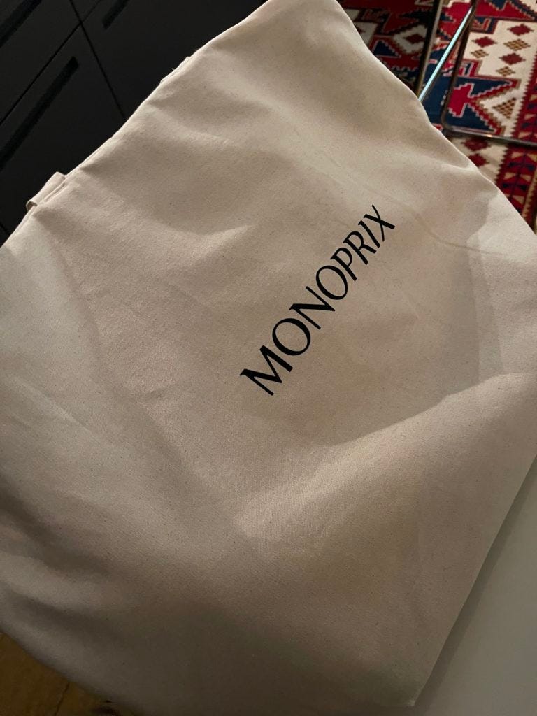 Monoprix bag