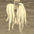 my roommate rants about the ethics of eating octopus while I make a PB&J