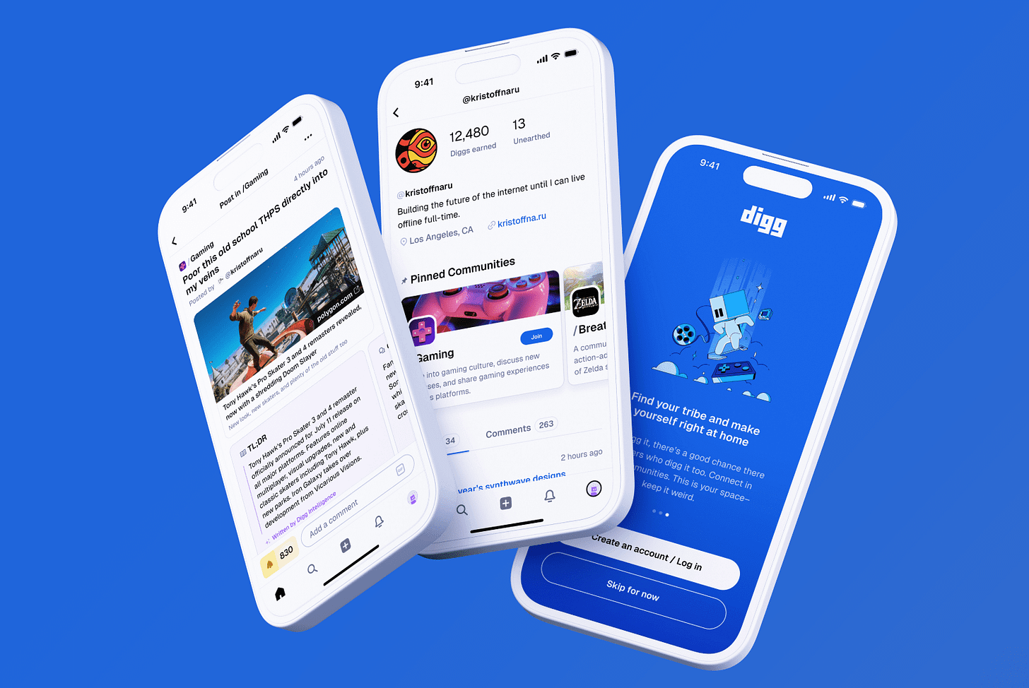 Digg is coming back, with founder Kevin Rose and Reddit's Alexis Ohanian |  The Verge