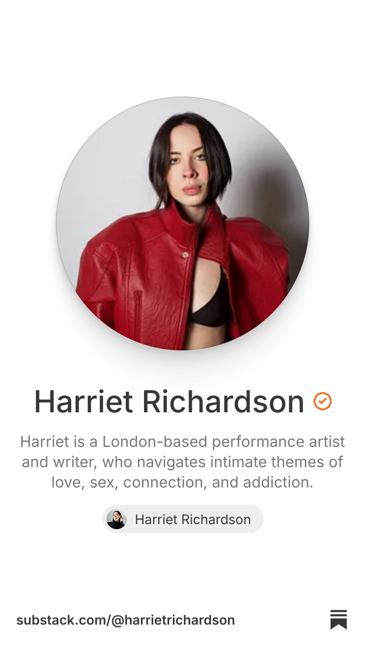 Harriet Richardson | Substack