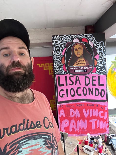 Ode to Lisa (2025) Mural by SLART.