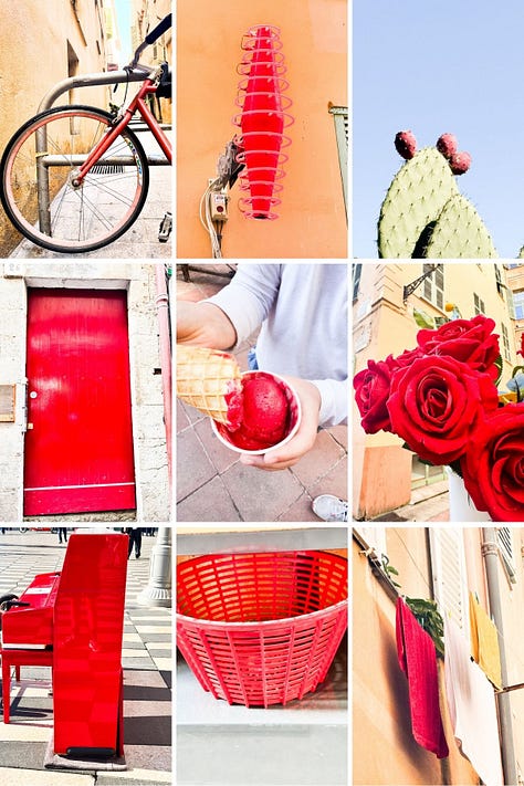 color hunts in Nice, France