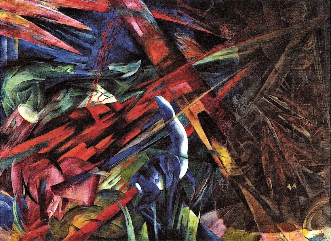 The Fate of the Animals by Franz Marc