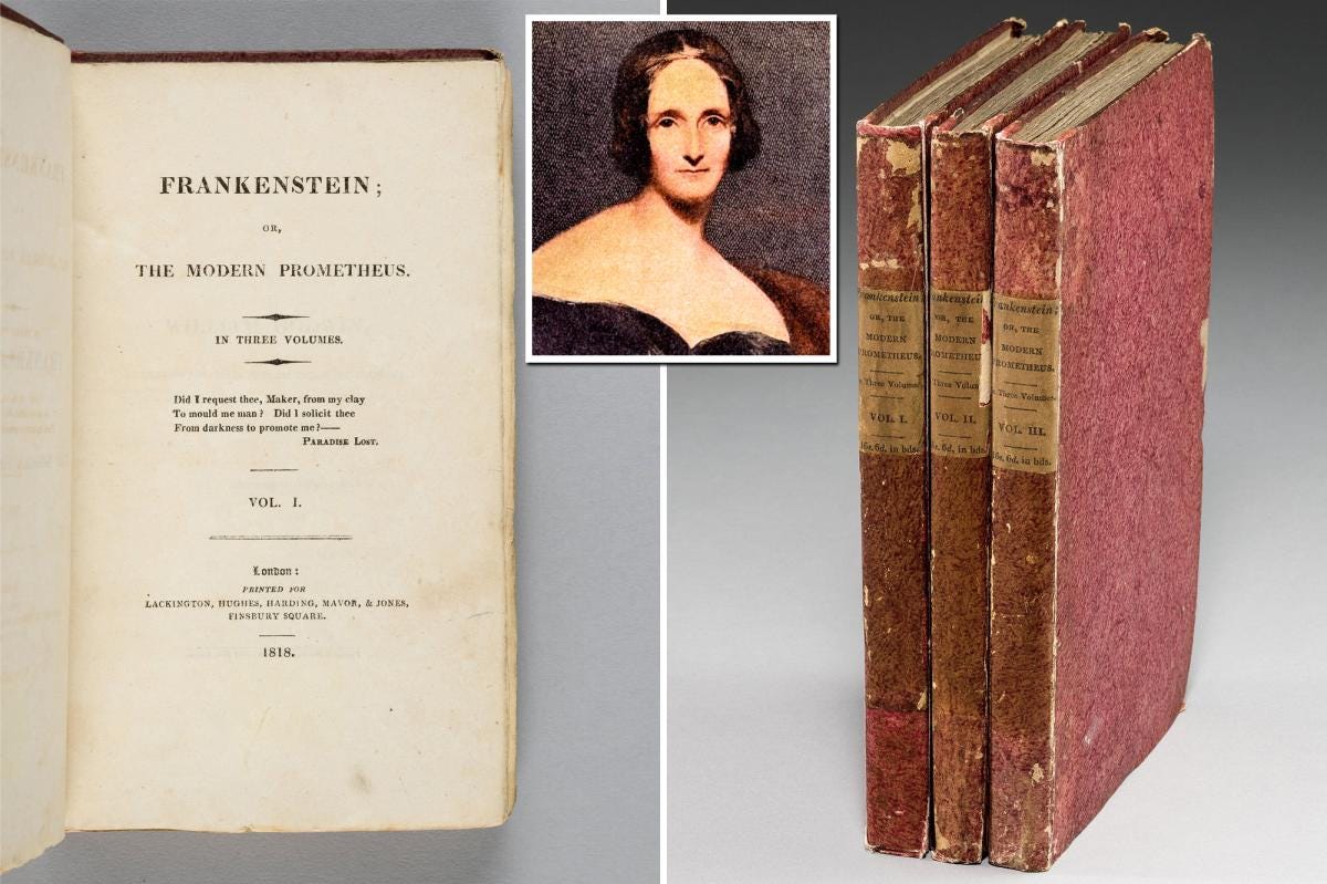 1st edition of Mary Shelley's 'Frankenstein' sells for $843K