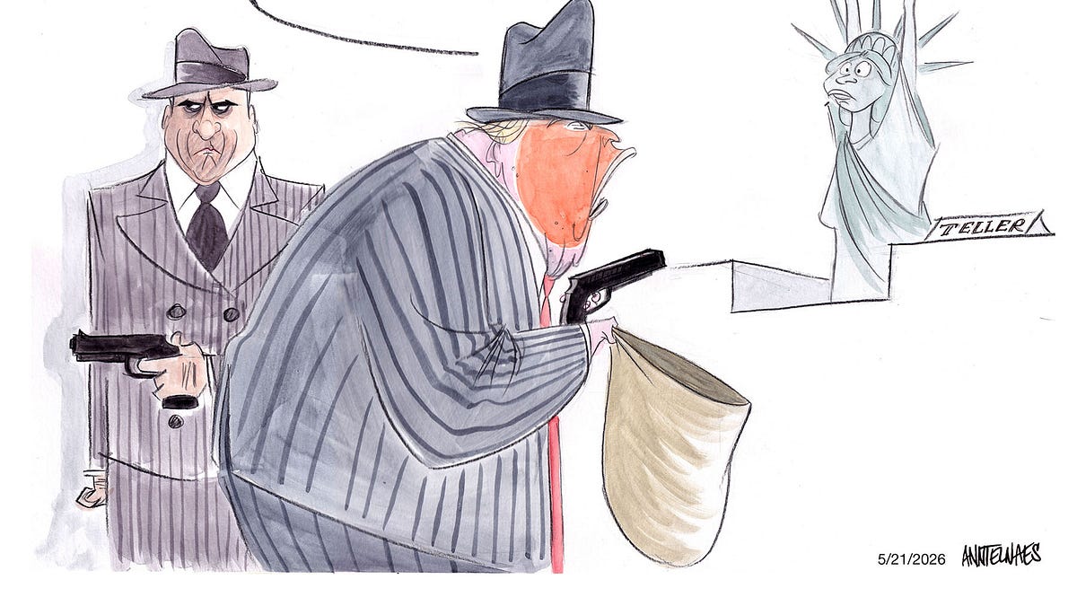 Trump is simply a mobster & a thief