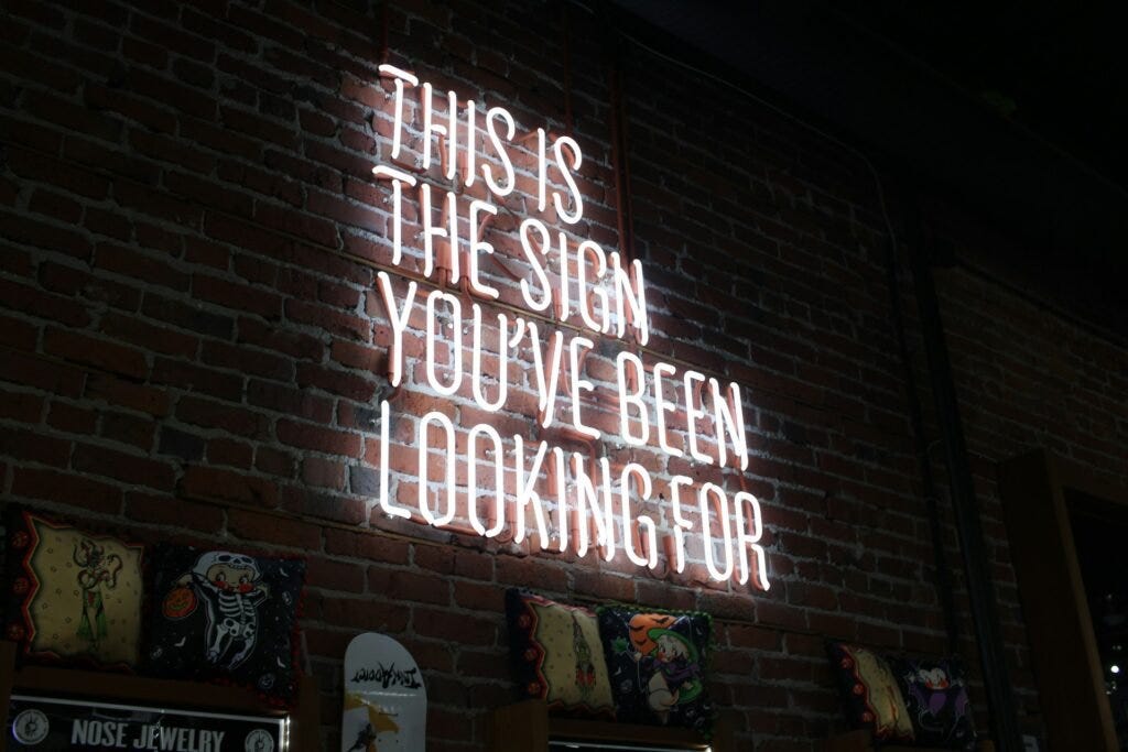 austin-chan-ukzHlkoz1IE-unsplash This is the sign you've been looking for when it comes to brand strategy.