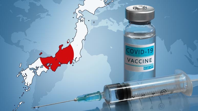 japan puts warnings on covid shots