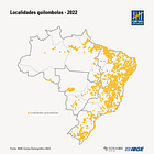 Onde estão as localidades quilombolas? 