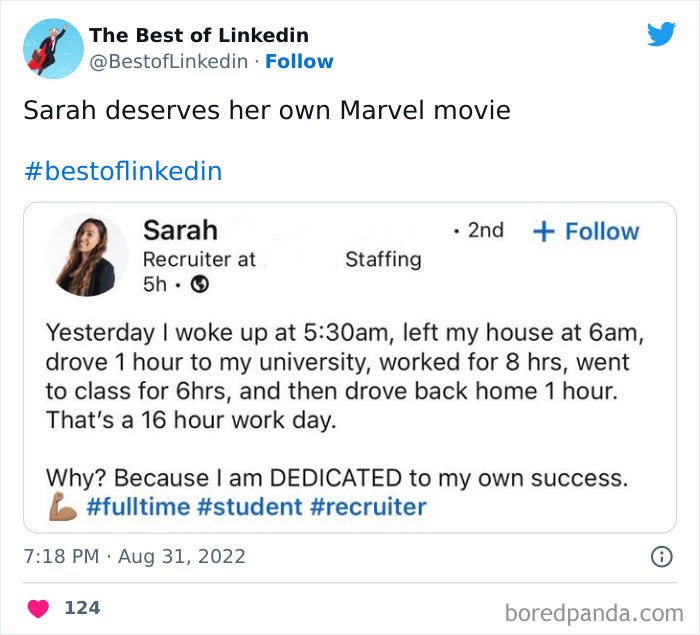 20 Embarrassing Posts By Wannabe 'LinkedIn Influencers' Shamed By This  Twitter Page | DeMilked