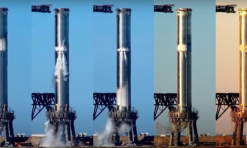 SpaceX begins testing first flightworthy Super Heavy booster