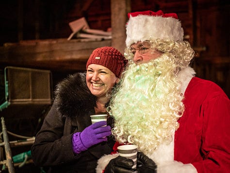 Santa, cookies and hot cocoa at the Barrett House 2018