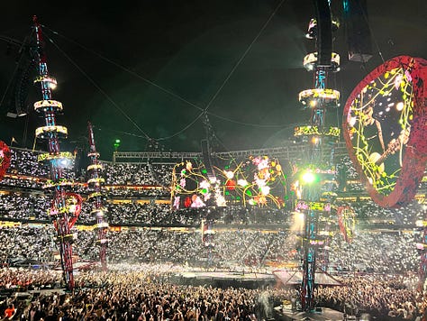 Collection of photos of Ed Sheeran in concert at Levis Stadium