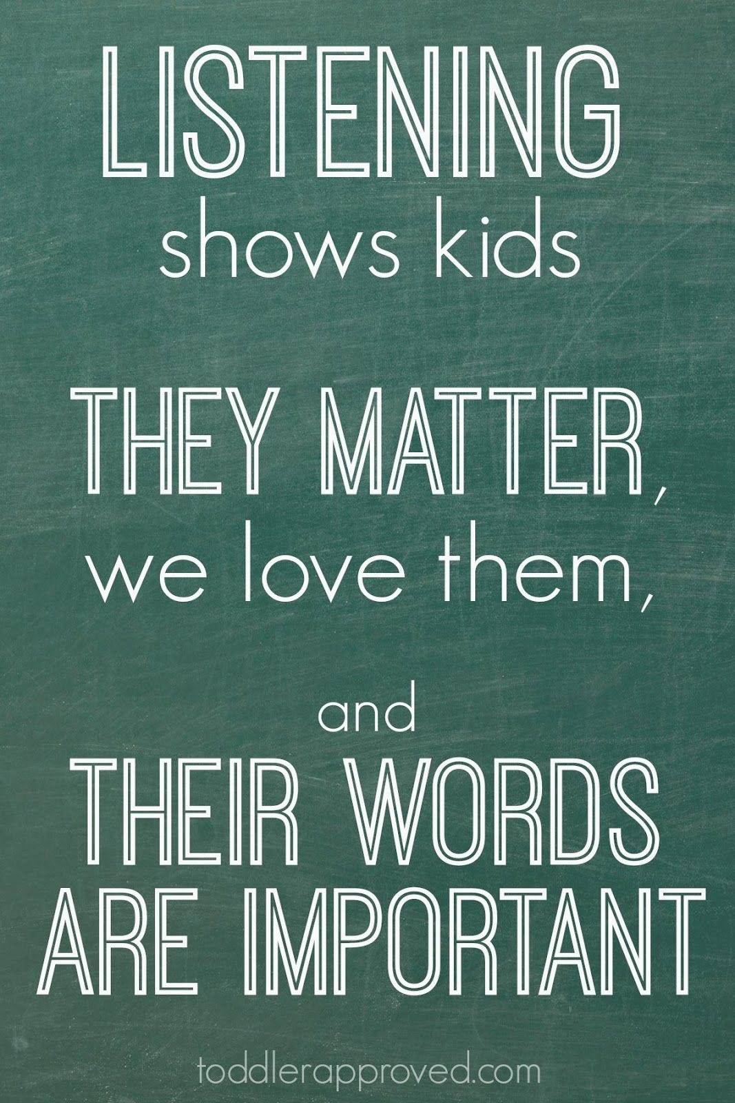 Toddler Approved!: Listening Better to Kids {Parenting Challenge} |  Parenting challenge, Parenting advice quotes, Kids parenting