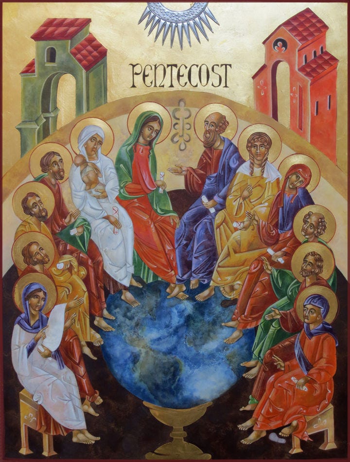 Pentecost Icons are about the descent of Holy Spirit, why so few women ... Pentecost Icons are about the descent of Holy Spirit, why so few women ...