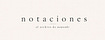 notaciones