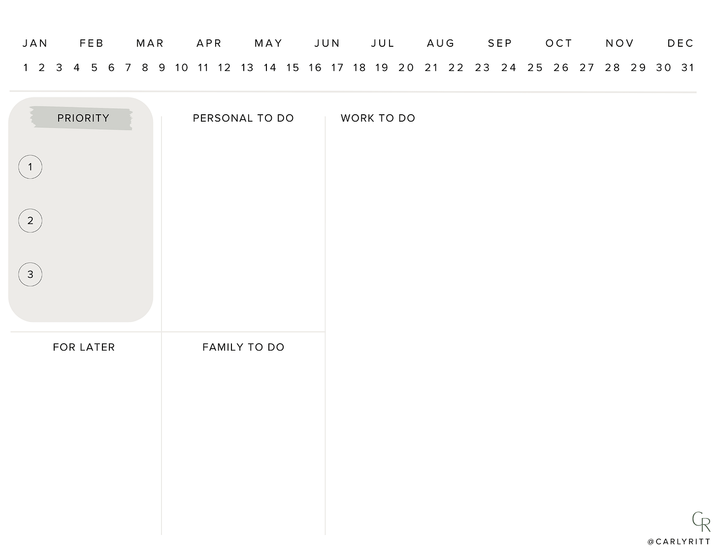 Working Mom Planner Pad