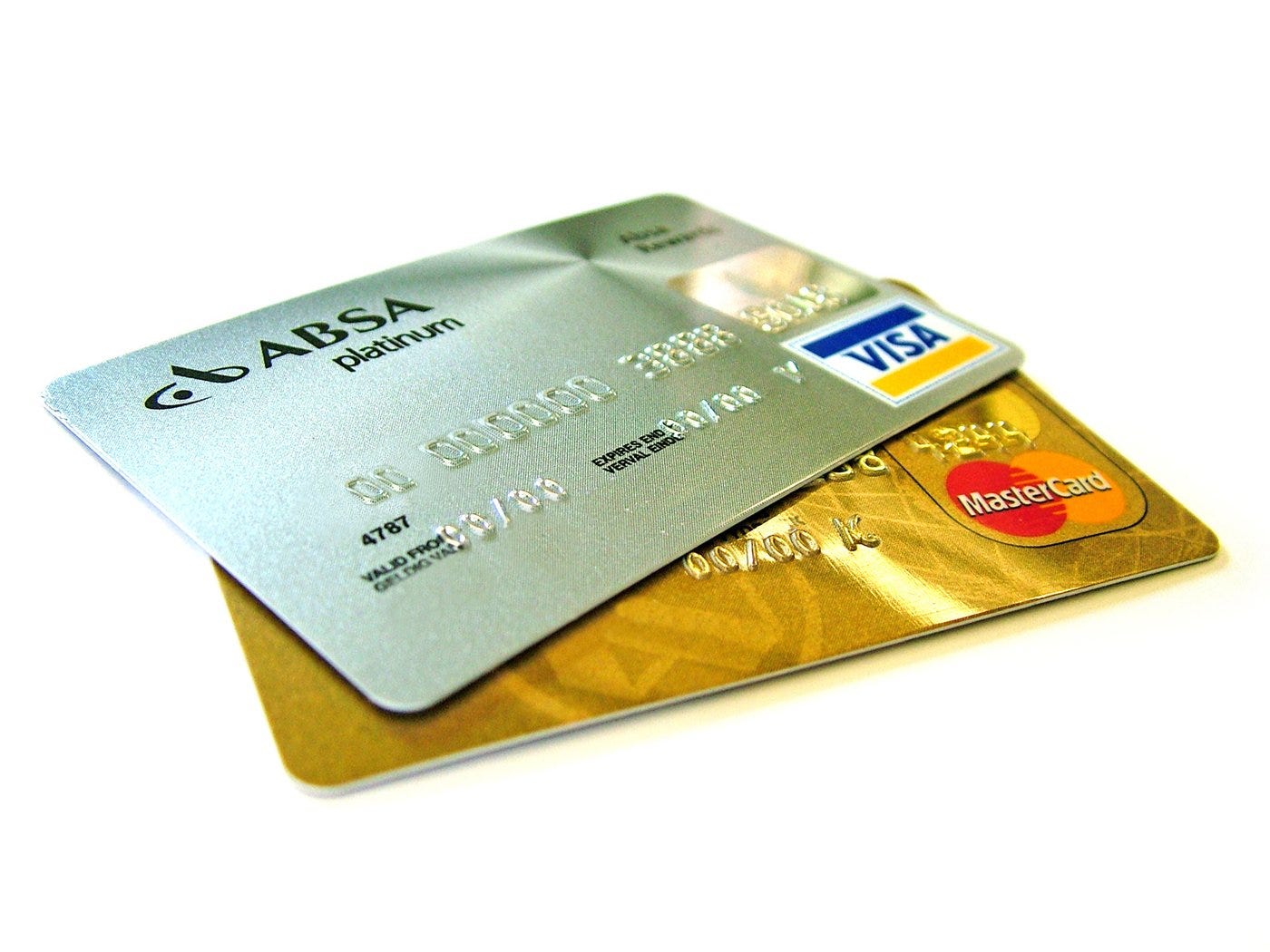 Credit cards, representing electronic spending data
