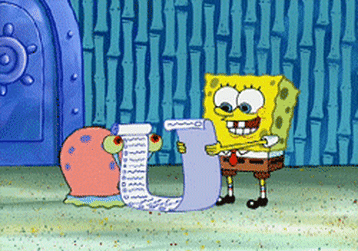 Top 30 Spongebob Long List GIFs | Find the best GIF on Gfycat