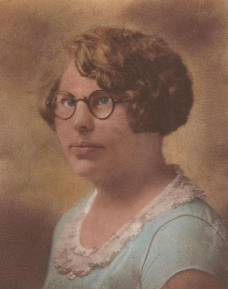 Image: Idella May Hartzell, n.d. and s.l. but probably 1920’s in Ohio