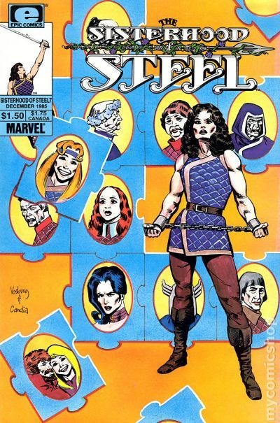 Sisterhood of Steel (1984) comic books