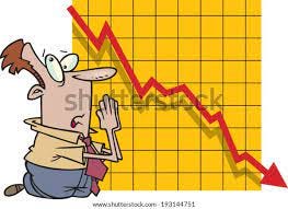 Worried Cartoon Man Looking Chart Stock Stock Vector (Royalty Free)  193144751 | Shutterstock