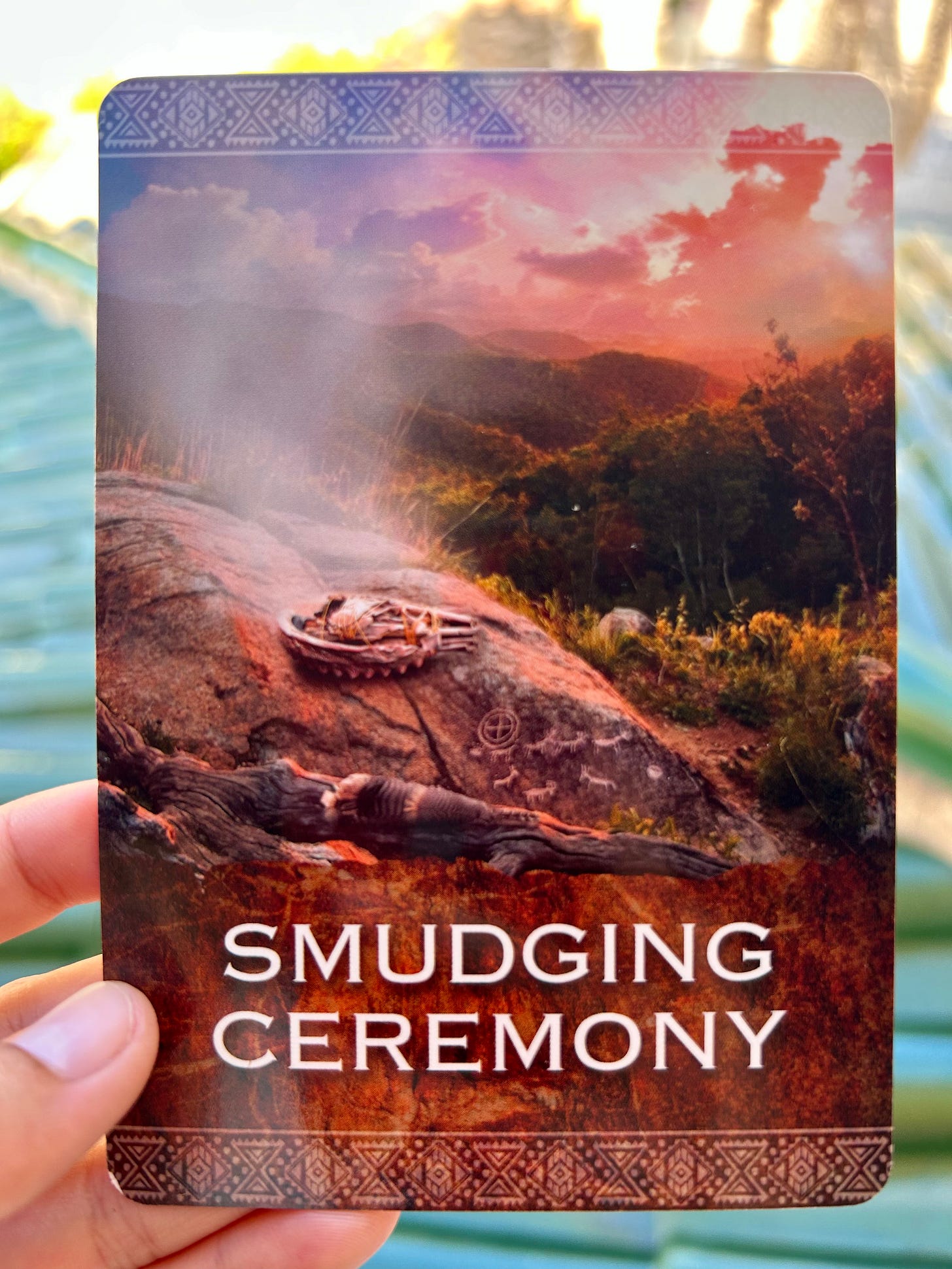 Smudge Ceremony - Native Spirit oracle cards