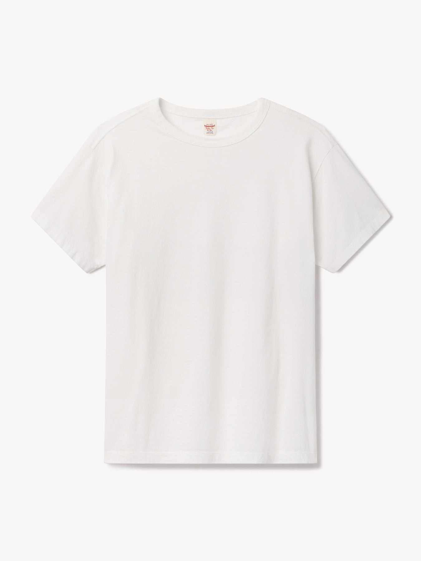 White Toughknit Tubular Tee 2-Pack Product Flat