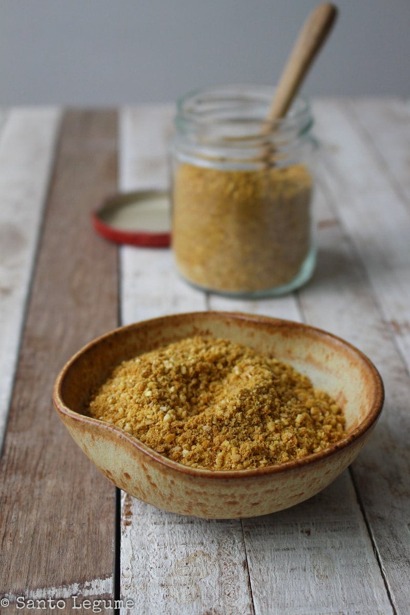 “Parmesão” vegano (ou mix de castanha e sementes)