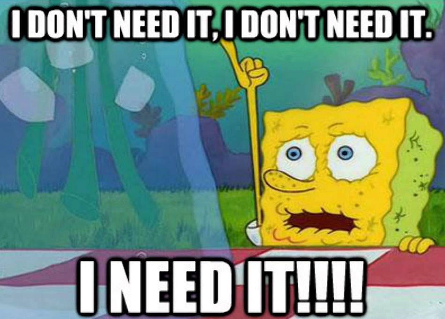 Spongebob not needing water