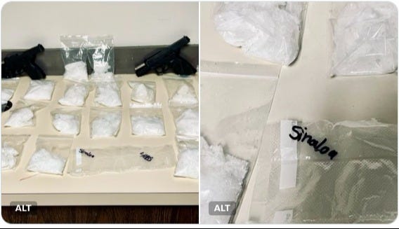 A DEA Operation in Western Kentucky resulted in the seizure of 4 lbs of meth, two handguns, and about $10,000 in cash. A DEA Operation in Western Kentucky resulted in the seizure of 4 lbs of meth, two handguns, and about $10,000 in cash.
