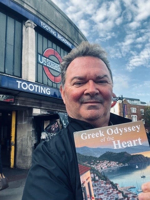 May be an image of text that says "TOOTING TOOTING BRONDNAT BROADHA UNDEICE UNDERGRO TOOTING 포D Greek GreekOdyssey ofthe of the Heart Odyssey"