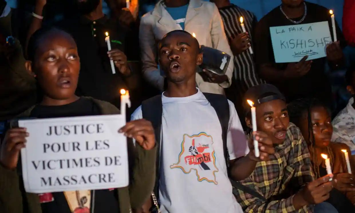 DRC estimates 300 villagers killed in massacre by rebels DRC estimates 300 villagers killed in massacre by rebels