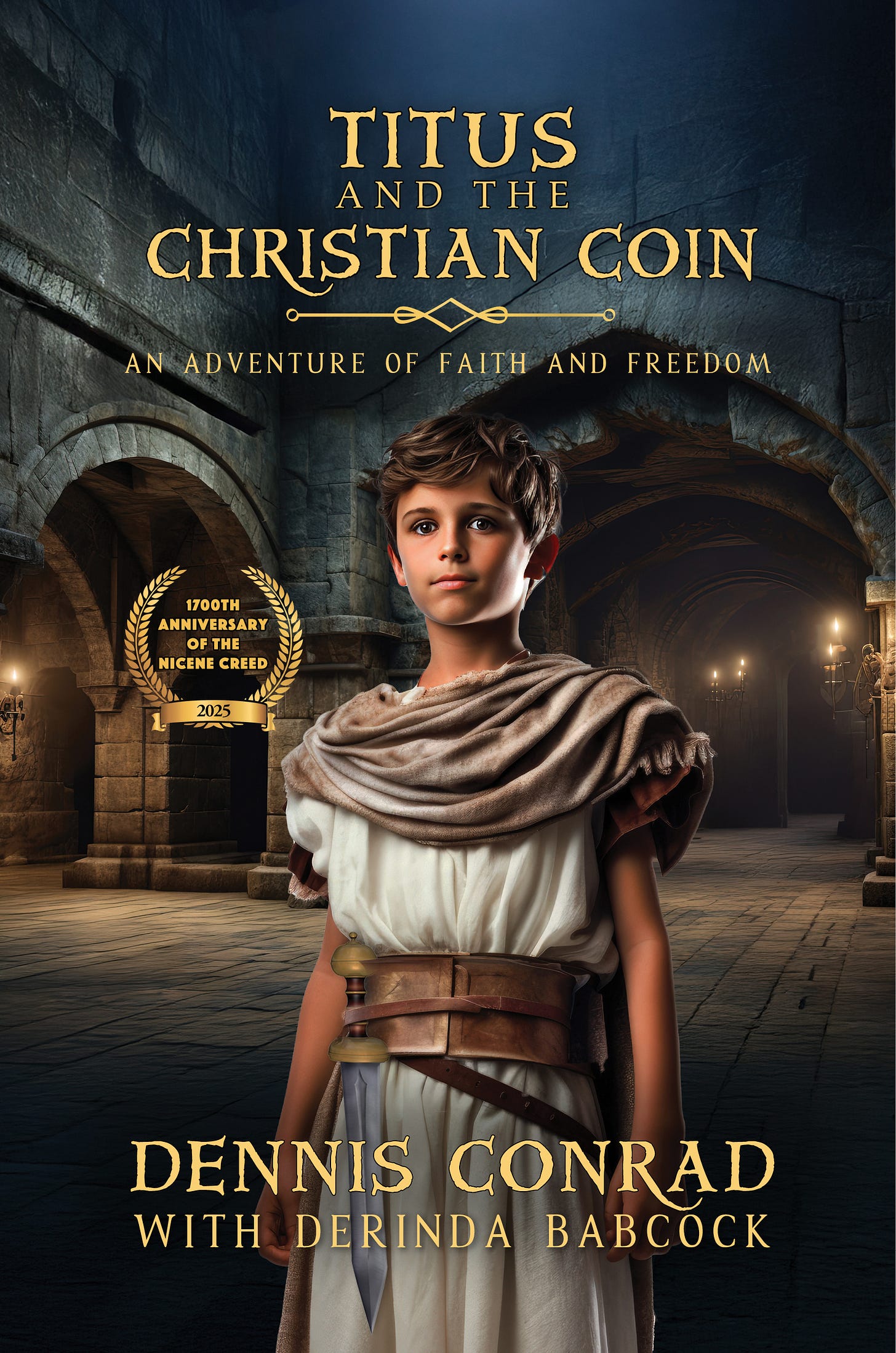 Book Cover "Titus and the Christian Coin" by Dennis Conrad Book Cover "Titus and the Christian Coin" by Dennis Conrad