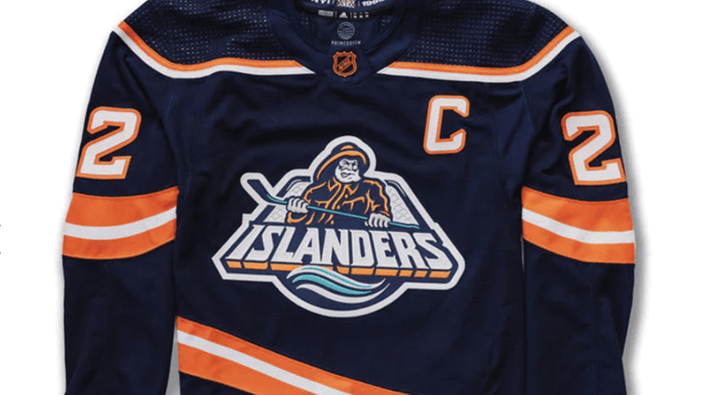 The Islanders' Retro Reverse Jersey for the 2022-23 season features... The Islanders' Retro Reverse Jersey for the 2022-23 season features...
