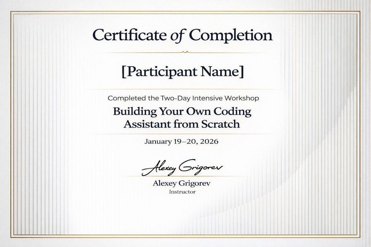 Certificate generated by ChatGPT