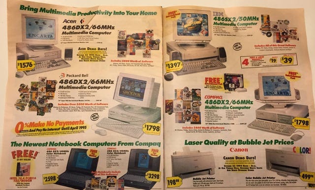 r/nostalgia - Best Buy 90s PC ad r/nostalgia - Best Buy 90s PC ad