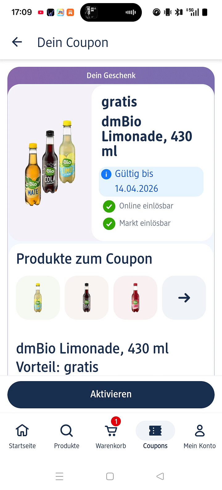 The DM app works really well