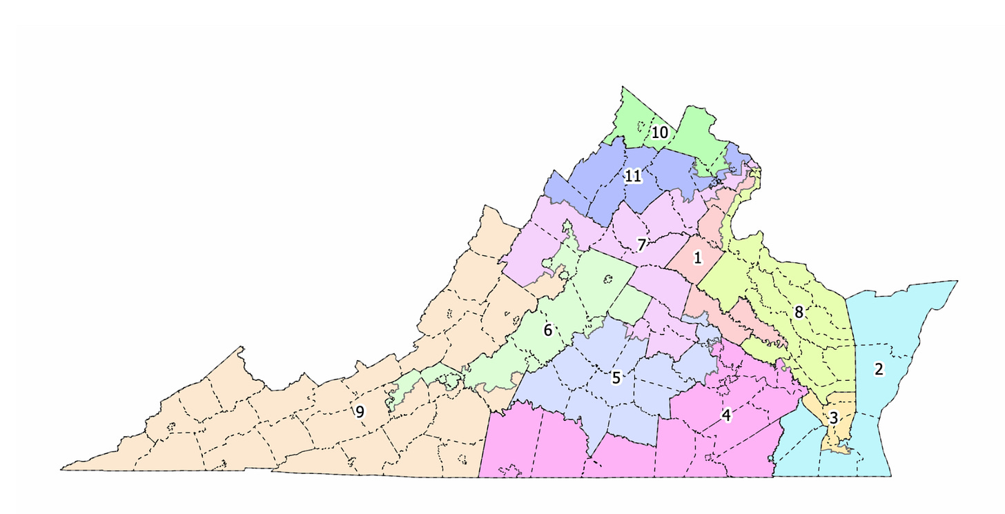 A map of the state of virginia
AI-generated content may be incorrect.