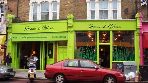 Green and Blue exterior