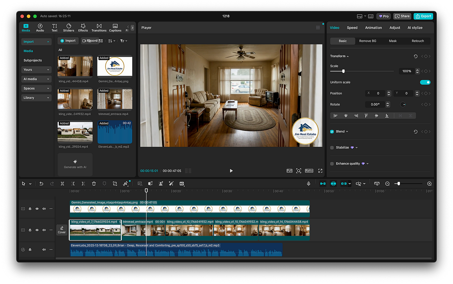 Video editing with CapCut