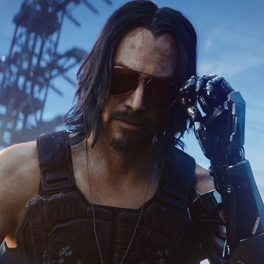 Johnny Silverhand Profile Pic, Johnny Silverhand Gif Pfp, Johnny Silverhand We Have A City To Burn, Johnny Silverhand Drink, Johnny Silverhand Discord Banner, Cyberpunk V Meme, Cyberpunk Funny, Cyberpunk 2077 Funny, Cyberpunk 2077 Keanu Reeves