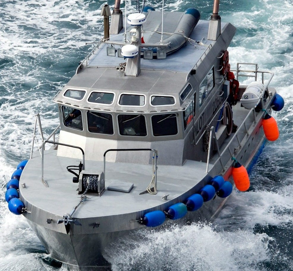 gray boat