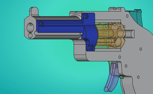 r/fosscad - Trinity Wesson becomes a 5 shot and gets another makeover